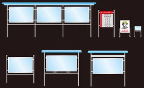 高速公路收费站不锈钢宣传栏