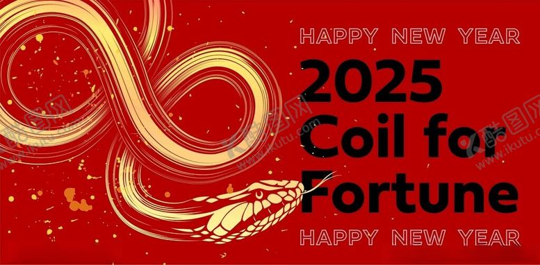 编号：64523002271243293363【酷图网】源文件下载-2025蛇年春节插画