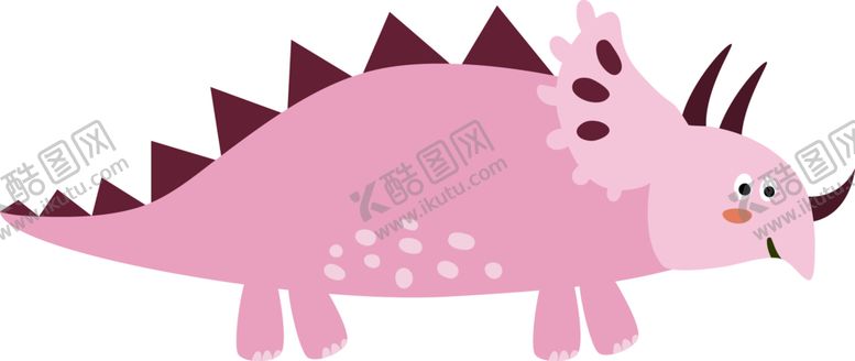 编号：14819012300422067935【酷图网】源文件下载-卡通恐龙           