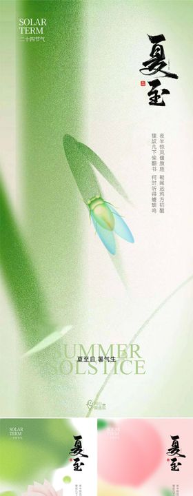 夏至节气海报