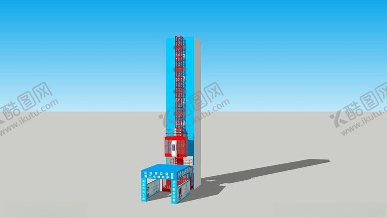 编号：40611710120953346264【酷图网】源文件下载-施工电梯