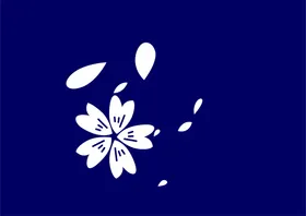 手绘花印CDR原稿文字