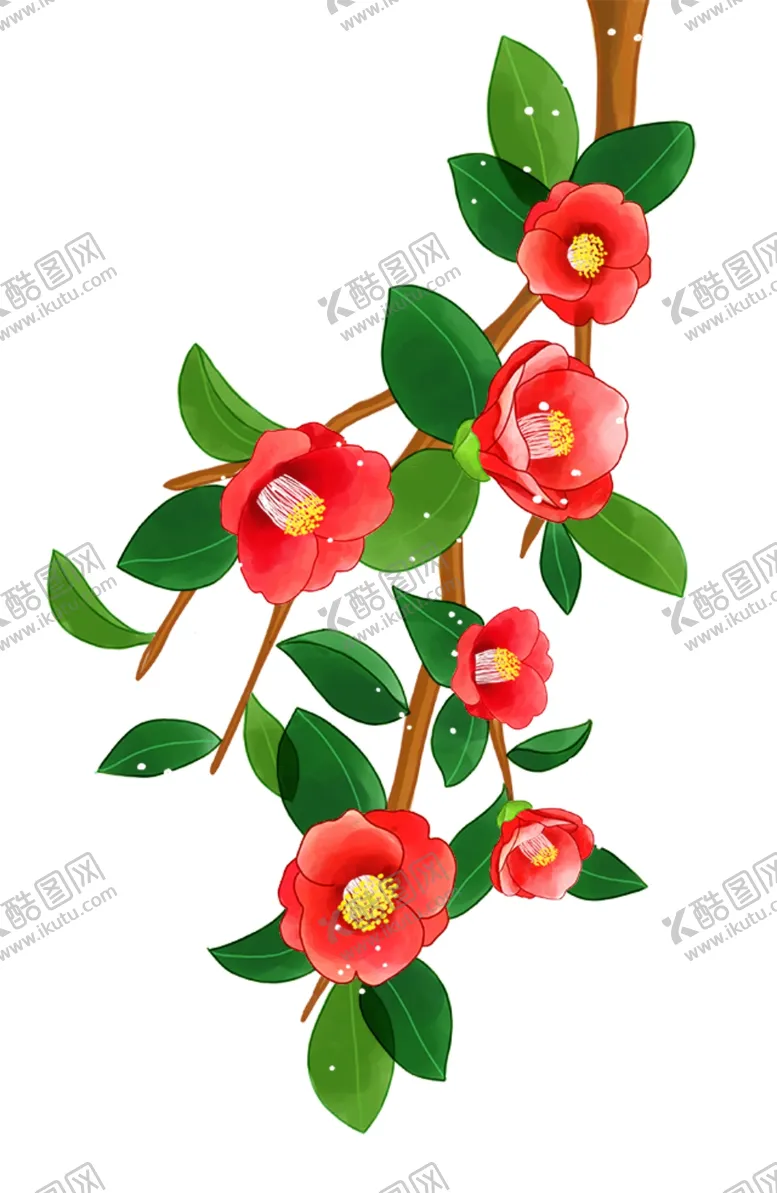 编号：79964203281008244458【酷图网】源文件下载-卡通月季花