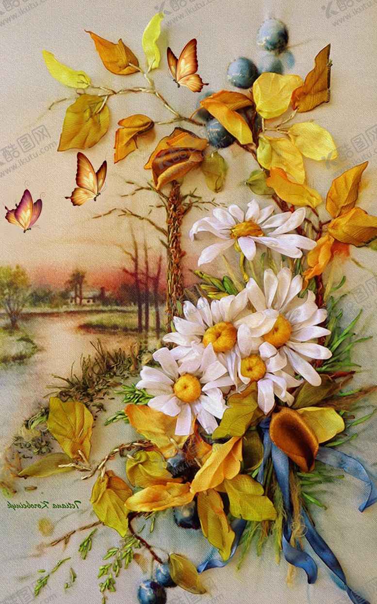 编号：48470109091953426416【酷图网】源文件下载-花卉装饰画