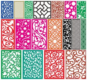 窗花镂空花纹屏风隔断雕花