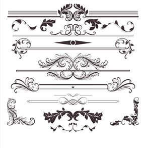 欧式花纹花边底纹
