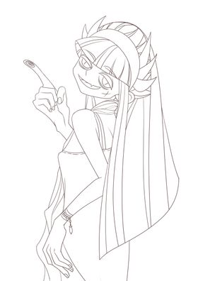 少女线稿