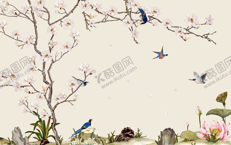 编号：85500910151651269367【酷图网】源文件下载-工笔花鸟