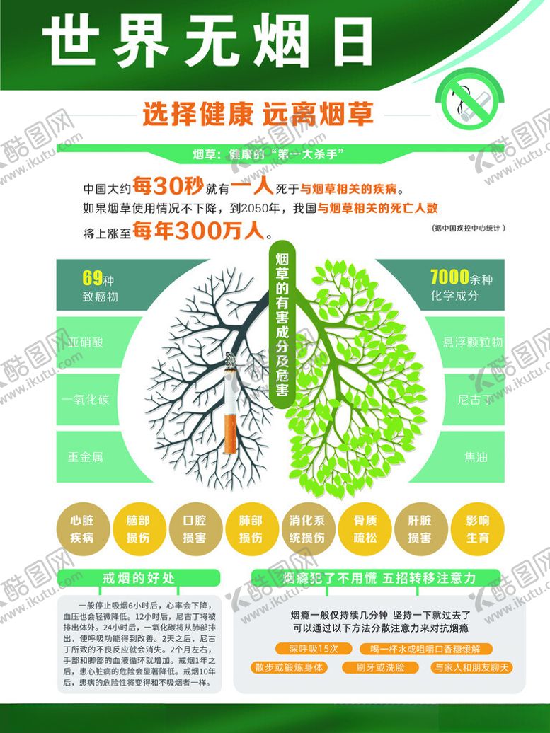 编号：19199501140245578900【酷图网】源文件下载-世界无烟日