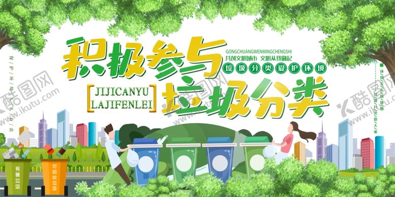 编号：71133810011913003279【酷图网】源文件下载-垃圾分类展板