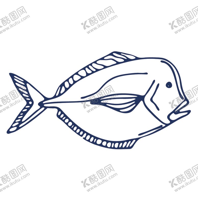 编号：33410405060039089460【酷图网】源文件下载-手绘海洋生物