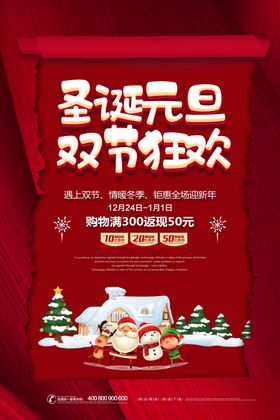 元旦海报春节牛年新年活动