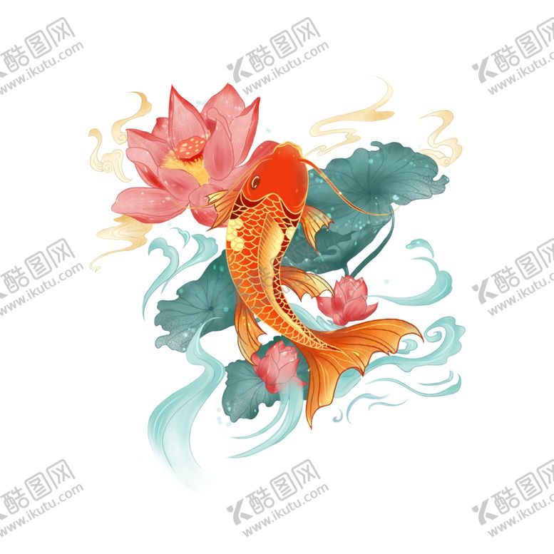 编号：56788802081928034906【酷图网】源文件下载-国潮风元素 