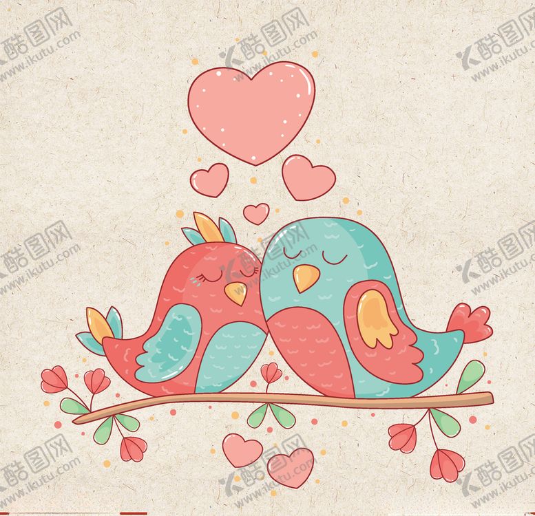 编号：92270610070828427546【酷图网】源文件下载-矢量动物矢量植物插画手绘