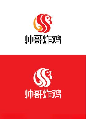 炸鸡标识设计