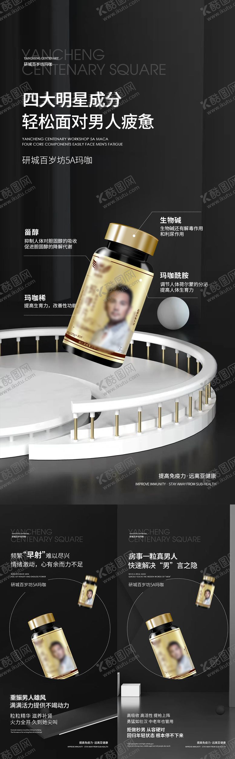 编号：87887210202057578815【酷图网】源文件下载-微商男性健康系列海报