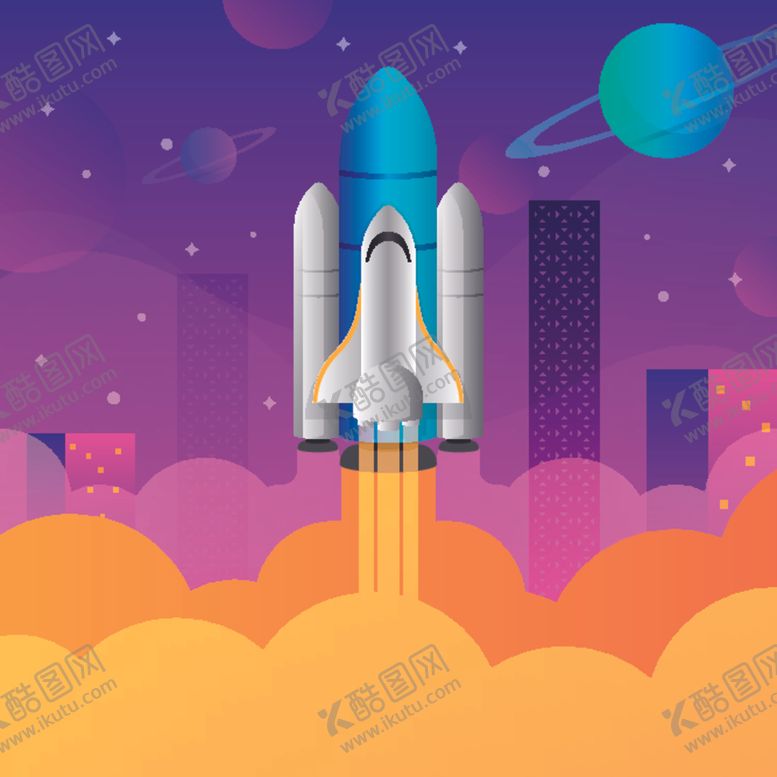 编号：73580507041444136572【酷图网】源文件下载-火箭飞船