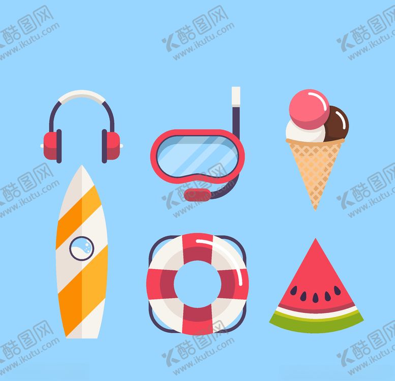 编号：36977706232019506156【酷图网】源文件下载-夏日元素