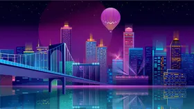 霓虹城市
