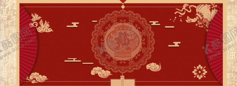编号：57433309190104149017【酷图网】源文件下载-中国风喜庆烫金新年背景