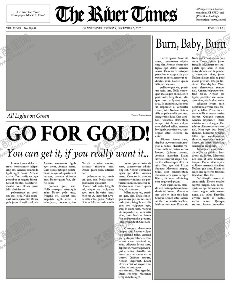 编号：76831110291627298546【酷图网】源文件下载-报刊布局