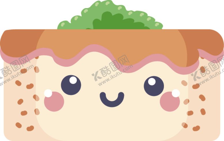 编号：35561610191725268071【酷图网】源文件下载-卡哇伊美食