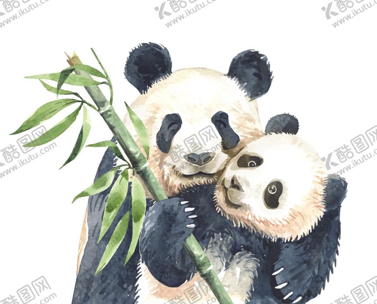 编号：66516110311913075907【酷图网】源文件下载-水彩动物