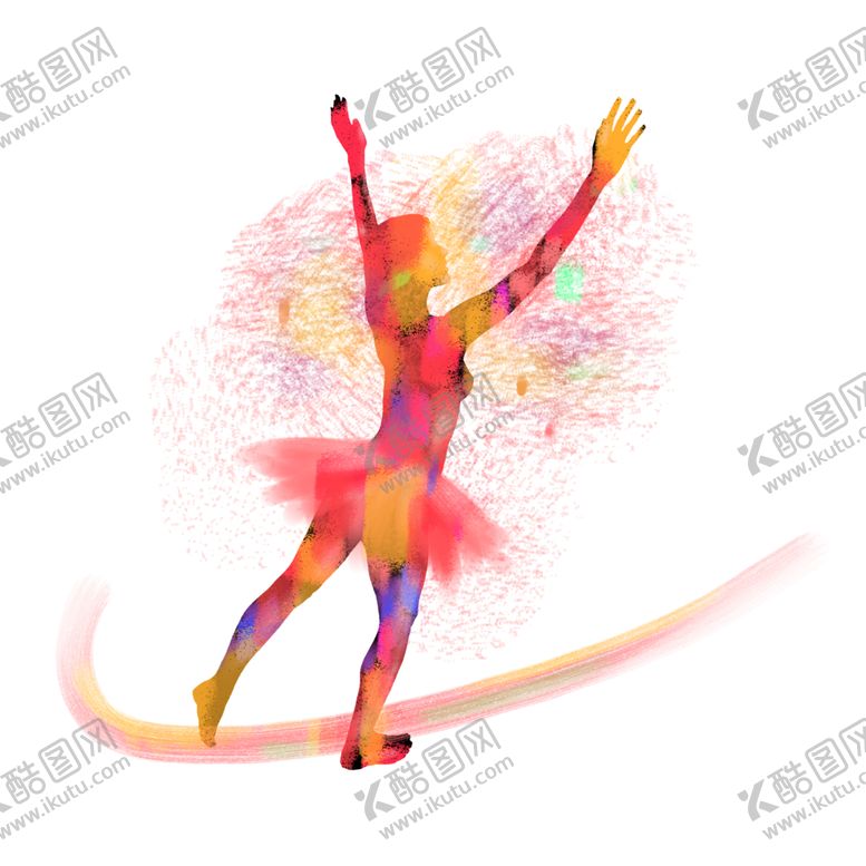 编号：50352909102026404722【酷图网】源文件下载-舞者剪影