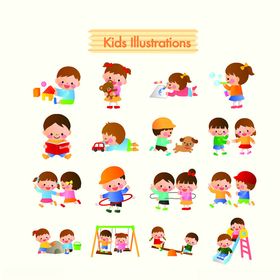 儿童插画集多样童趣瞬间