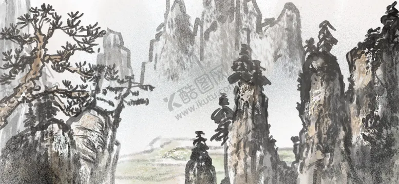 编号：55217802122301289877【酷图网】源文件下载-水墨山水画