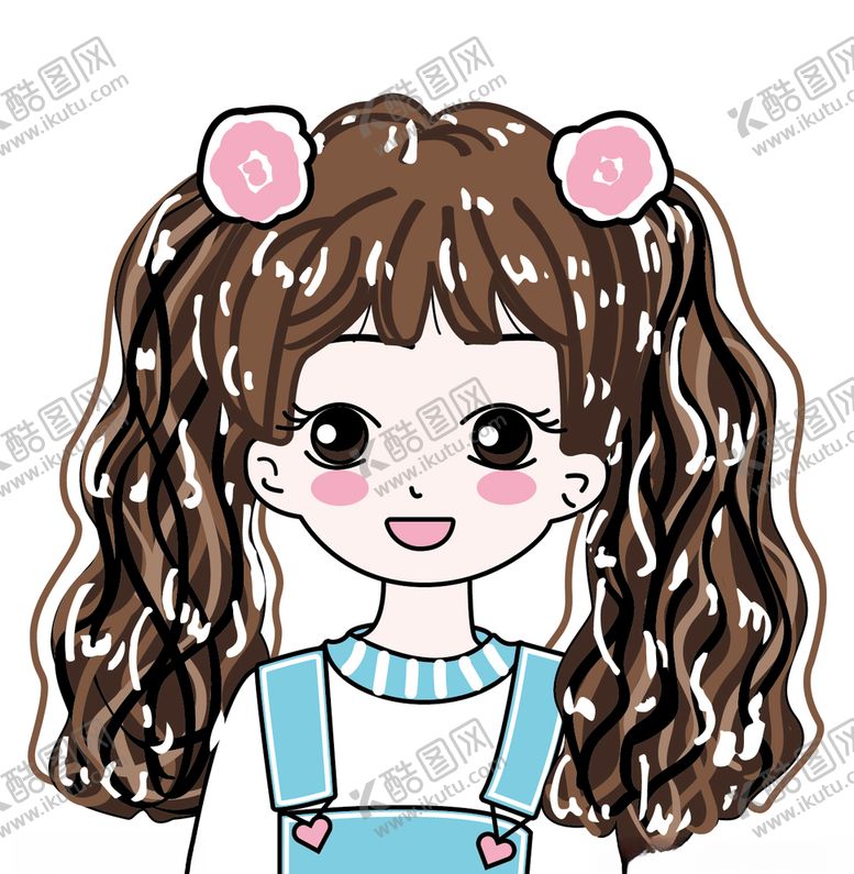 编号：21707210040000429645【酷图网】源文件下载-双马尾女孩