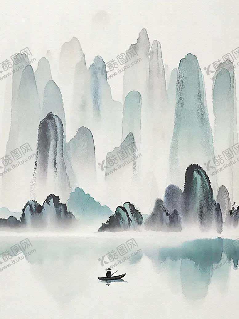 编号：22631002191129566540【酷图网】源文件下载-意境水墨画