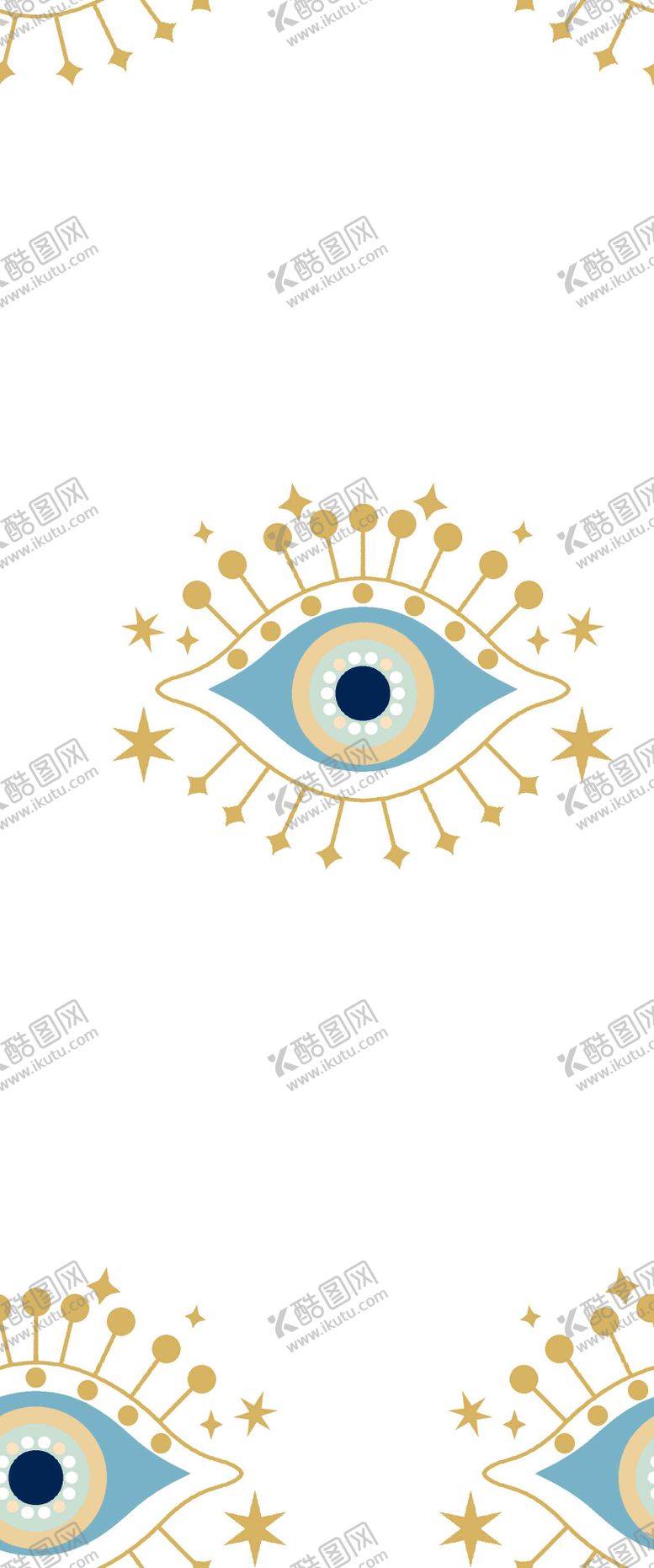 编号：72780308191440499001【酷图网】源文件下载-眼睛印花