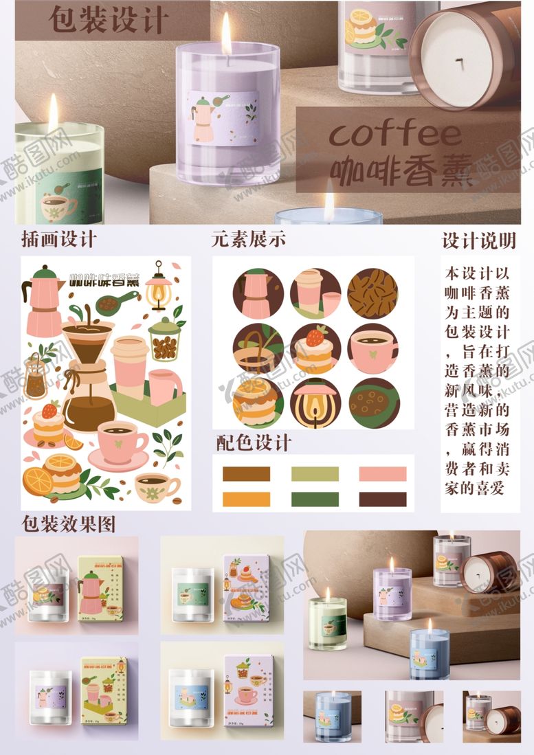 编号：17835304052337243010【酷图网】源文件下载-咖啡包装展板设计