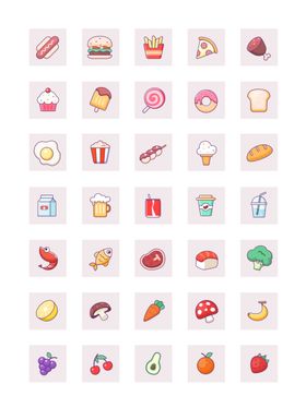 美食插画