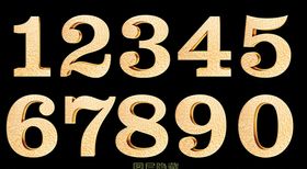 数字2金色立体展台海报素材