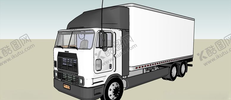 编号：43948007071545462601【酷图网】源文件下载-大卡车货车模型