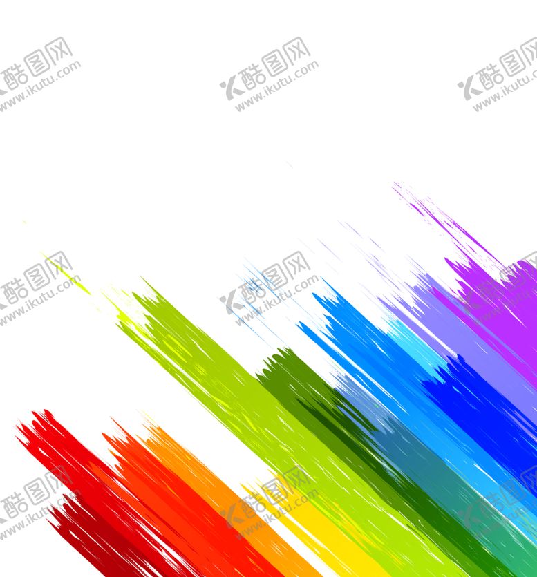 编号：21823702080002444755【酷图网】源文件下载-彩虹七彩条