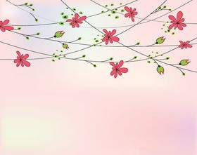 牵牛花装饰画蜜蜂小清晰
