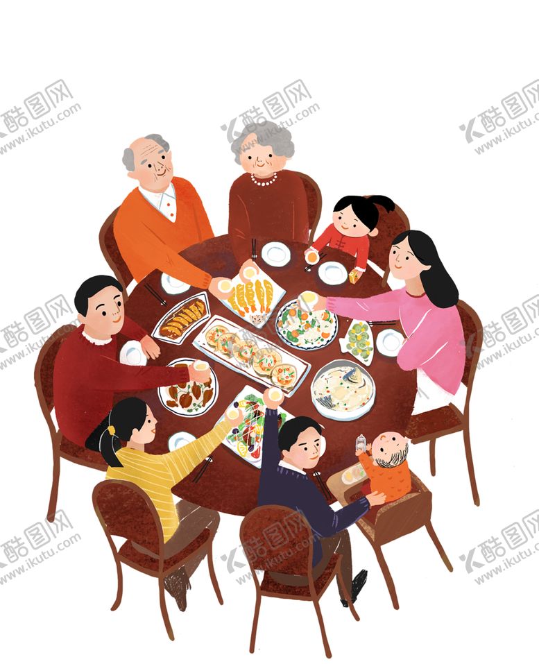 编号：27094701291528037516【酷图网】源文件下载-团圆饭