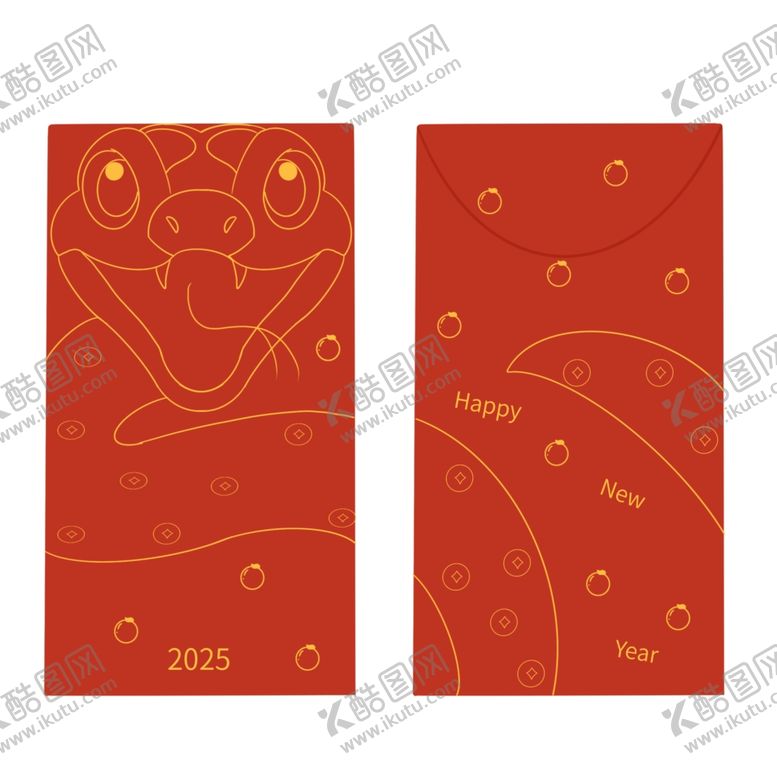 编号：64412701241132127292【酷图网】源文件下载-蛇年红包