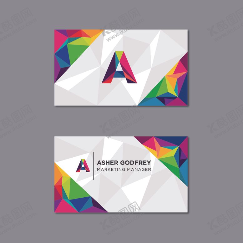 编号：12935709210459551050【酷图网】源文件下载-彩色高端名片