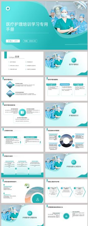 医疗护理培训学习专用手册PPT