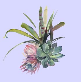 植物水彩画