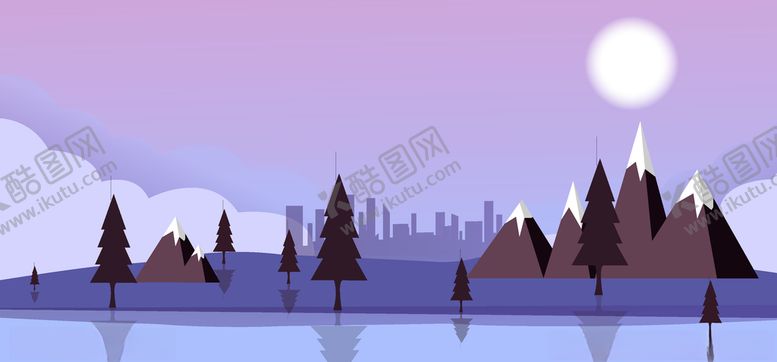 编号：84735605111256379321【酷图网】源文件下载-风景插画