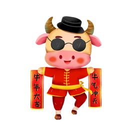 卡通牛形象