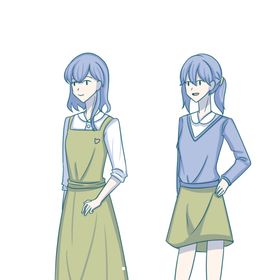 动漫人物男女插画