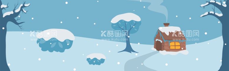 编号：44522511270932156138【酷图网】源文件下载-冬季下雪场景