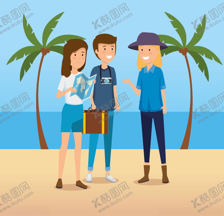 编号：65373405150306151516【酷图网】源文件下载-旅客游客