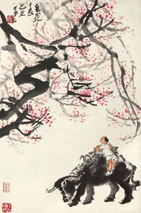李可染国画牛
